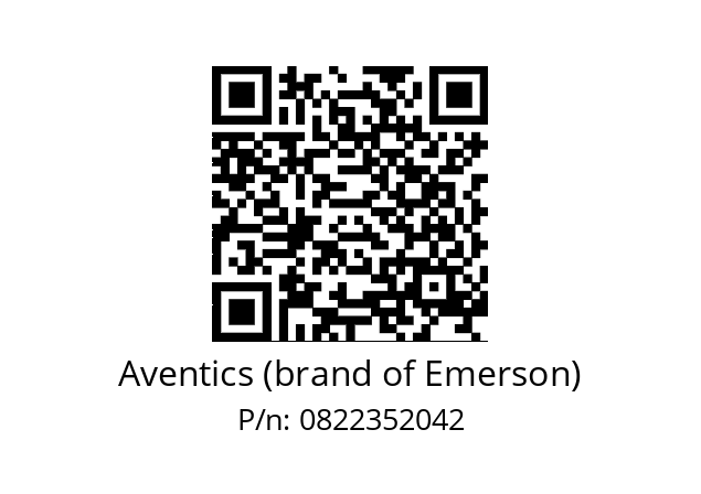   Aventics (brand of Emerson) 0822352042