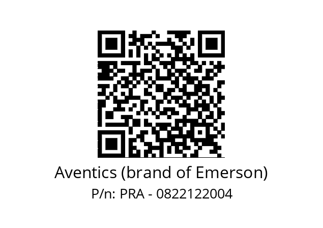   Aventics (brand of Emerson) PRA - 0822122004