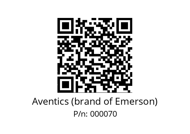   Aventics (brand of Emerson) 000070