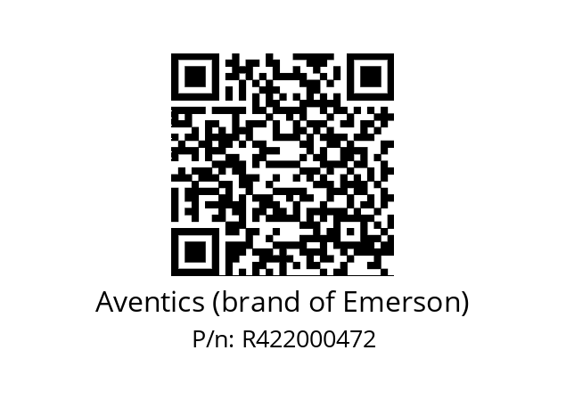   Aventics (brand of Emerson) R422000472