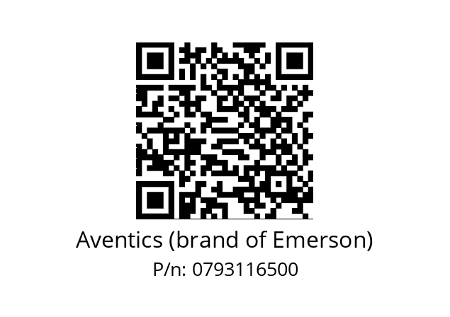   Aventics (brand of Emerson) 0793116500