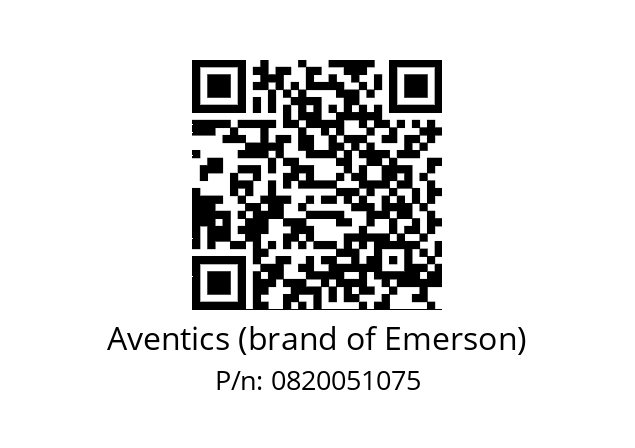   Aventics (brand of Emerson) 0820051075