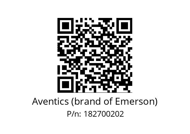   Aventics (brand of Emerson) 182700202