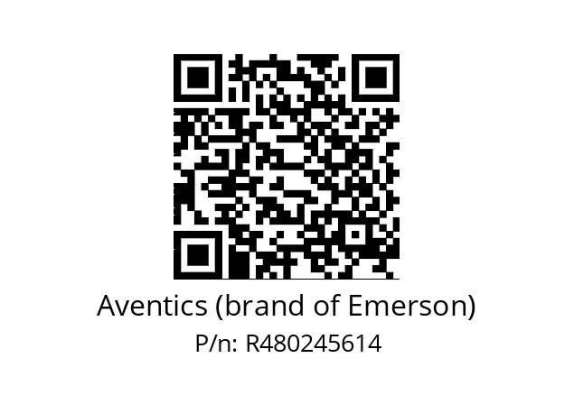   Aventics (brand of Emerson) R480245614