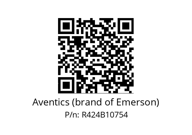   Aventics (brand of Emerson) R424B10754