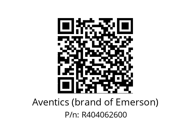   Aventics (brand of Emerson) R404062600