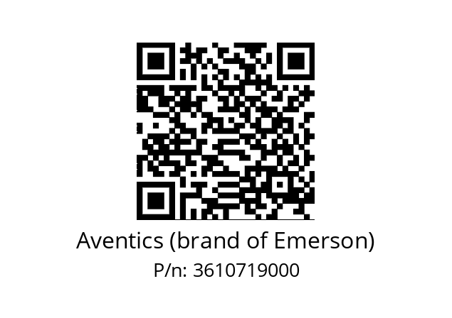   Aventics (brand of Emerson) 3610719000