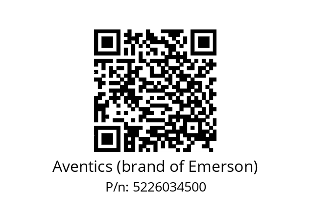   Aventics (brand of Emerson) 5226034500