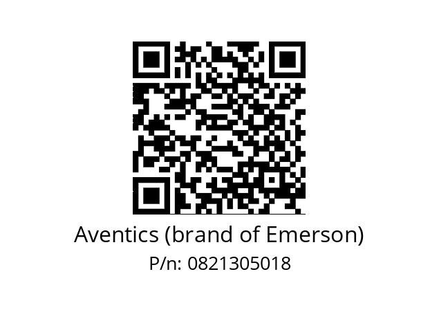   Aventics (brand of Emerson) 0821305018