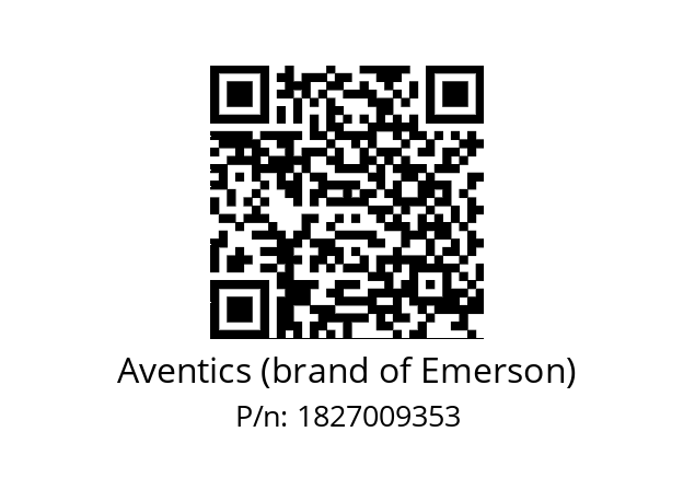   Aventics (brand of Emerson) 1827009353