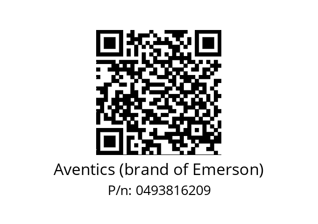   Aventics (brand of Emerson) 0493816209