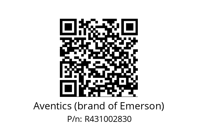   Aventics (brand of Emerson) R431002830