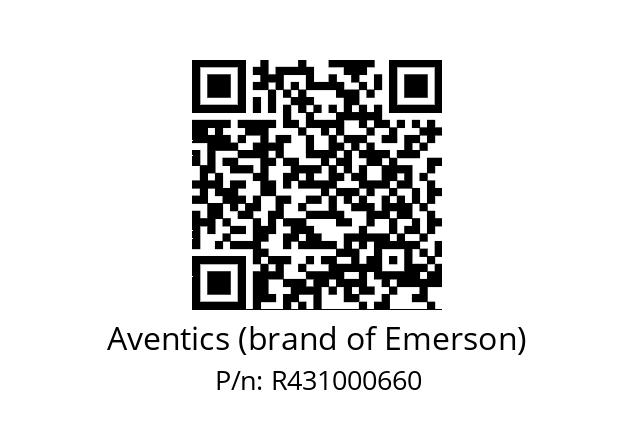   Aventics (brand of Emerson) R431000660