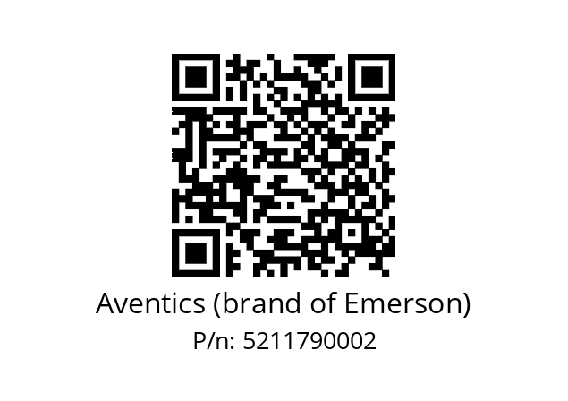   Aventics (brand of Emerson) 5211790002