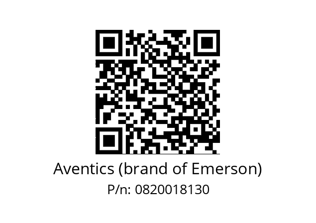   Aventics (brand of Emerson) 0820018130