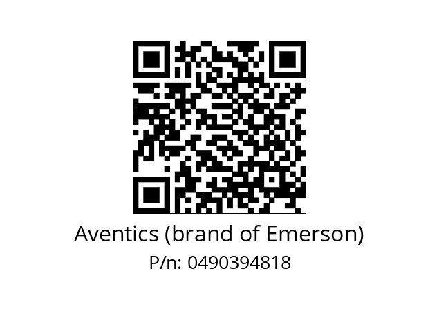   Aventics (brand of Emerson) 0490394818