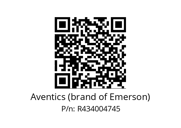   Aventics (brand of Emerson) R434004745