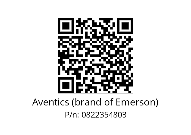   Aventics (brand of Emerson) 0822354803