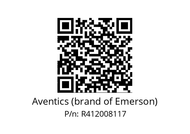   Aventics (brand of Emerson) R412008117