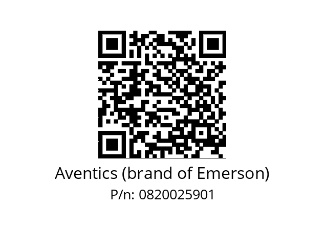   Aventics (brand of Emerson) 0820025901