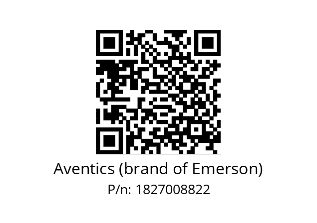   Aventics (brand of Emerson) 1827008822