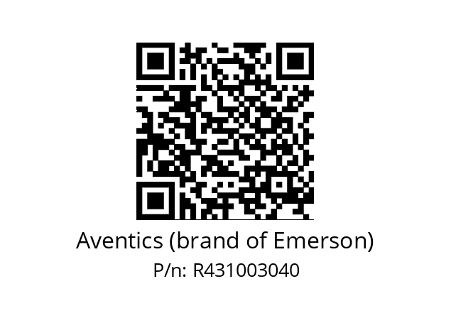   Aventics (brand of Emerson) R431003040