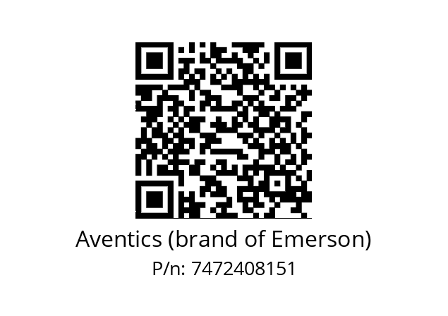   Aventics (brand of Emerson) 7472408151