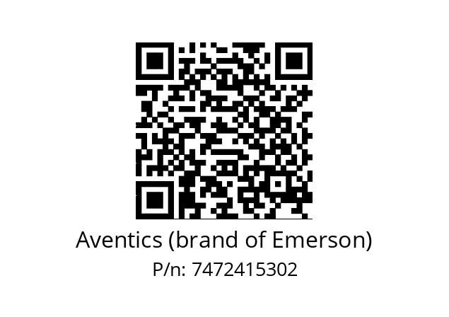   Aventics (brand of Emerson) 7472415302