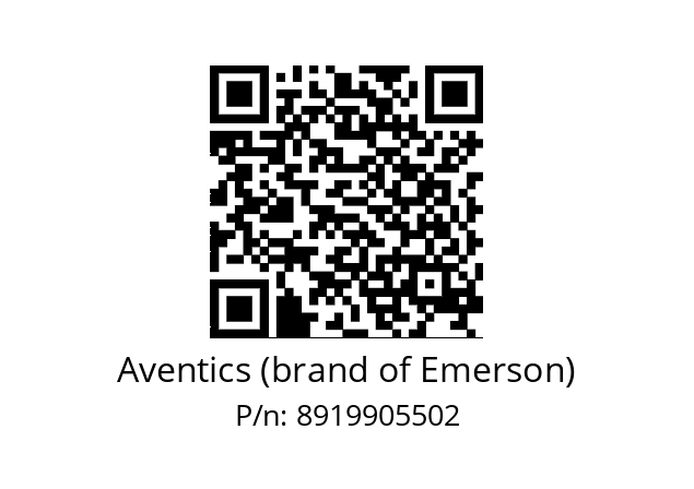   Aventics (brand of Emerson) 8919905502