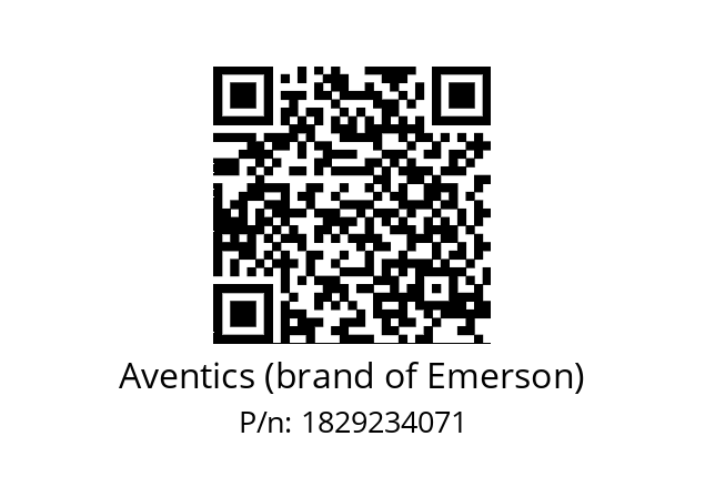   Aventics (brand of Emerson) 1829234071