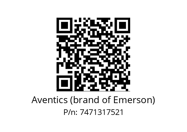   Aventics (brand of Emerson) 7471317521