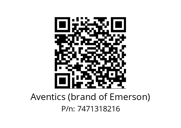   Aventics (brand of Emerson) 7471318216