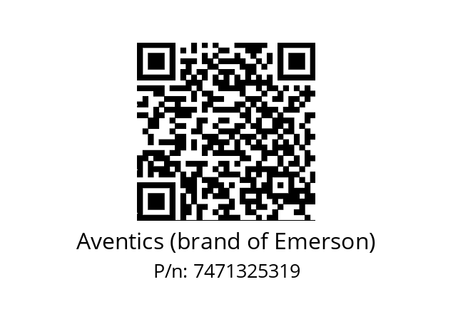   Aventics (brand of Emerson) 7471325319