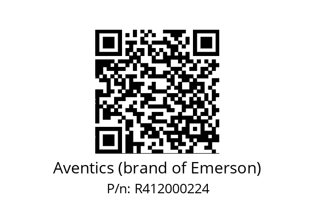   Aventics (brand of Emerson) R412000224