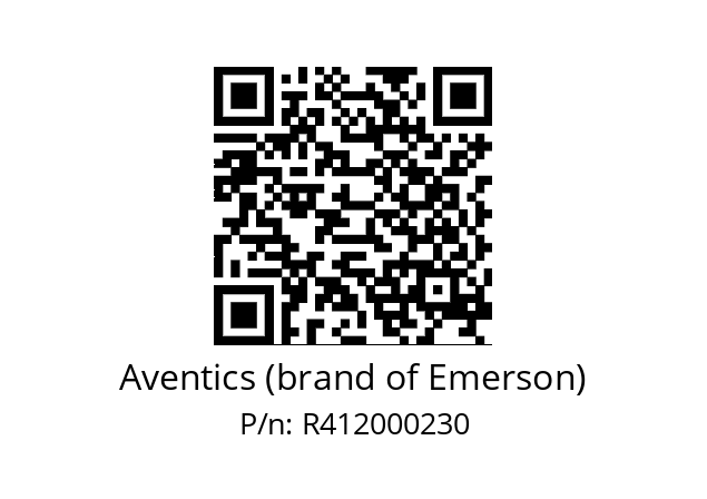   Aventics (brand of Emerson) R412000230