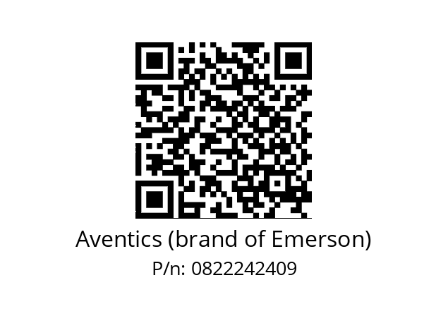   Aventics (brand of Emerson) 0822242409