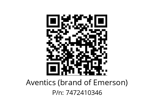   Aventics (brand of Emerson) 7472410346