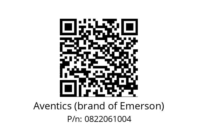   Aventics (brand of Emerson) 0822061004