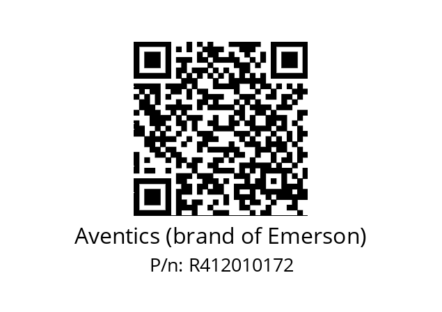   Aventics (brand of Emerson) R412010172