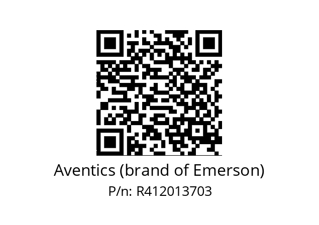   Aventics (brand of Emerson) R412013703