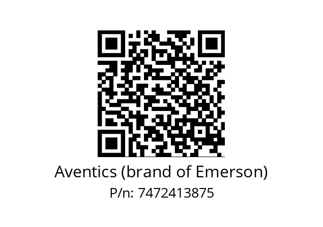   Aventics (brand of Emerson) 7472413875