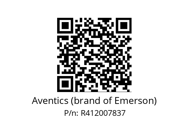   Aventics (brand of Emerson) R412007837