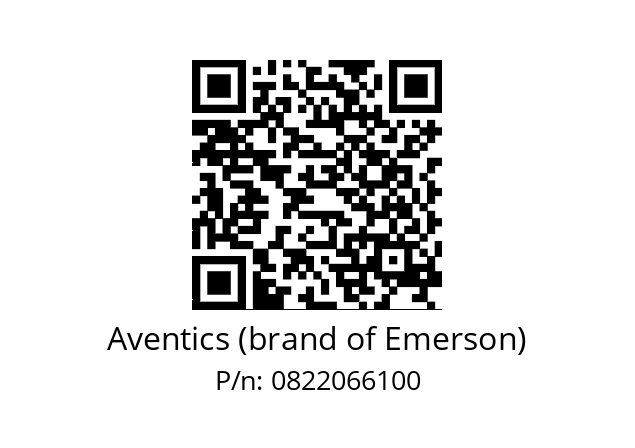   Aventics (brand of Emerson) 0822066100