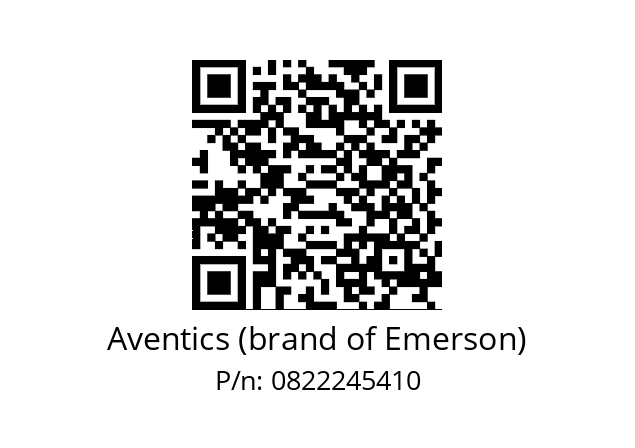   Aventics (brand of Emerson) 0822245410