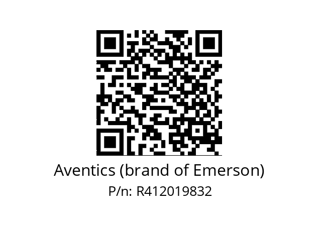   Aventics (brand of Emerson) R412019832