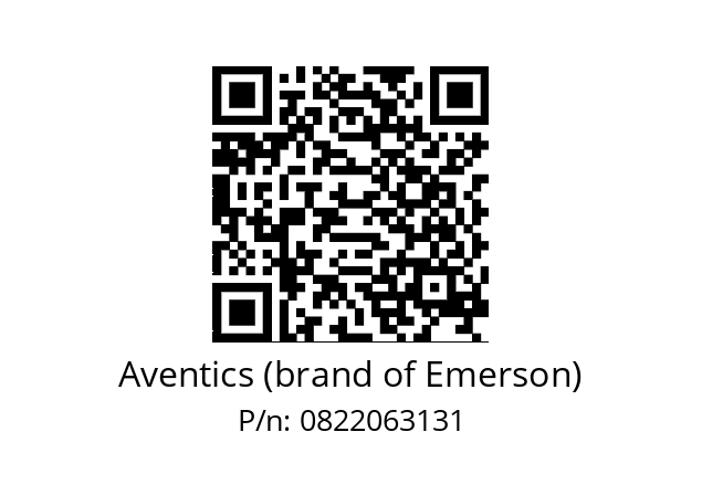   Aventics (brand of Emerson) 0822063131