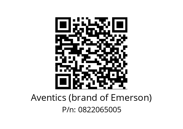   Aventics (brand of Emerson) 0822065005