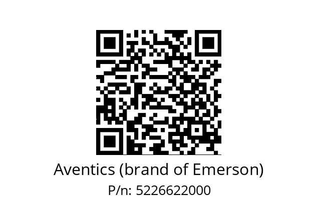   Aventics (brand of Emerson) 5226622000