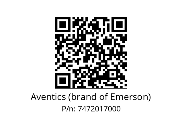   Aventics (brand of Emerson) 7472017000