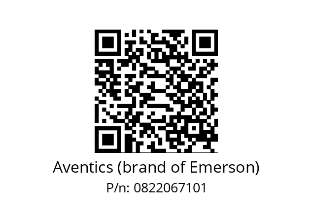   Aventics (brand of Emerson) 0822067101